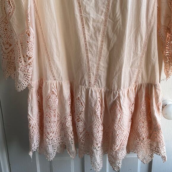 Suboo Blythe Peach Lace Dress - Picture 4 of 7
